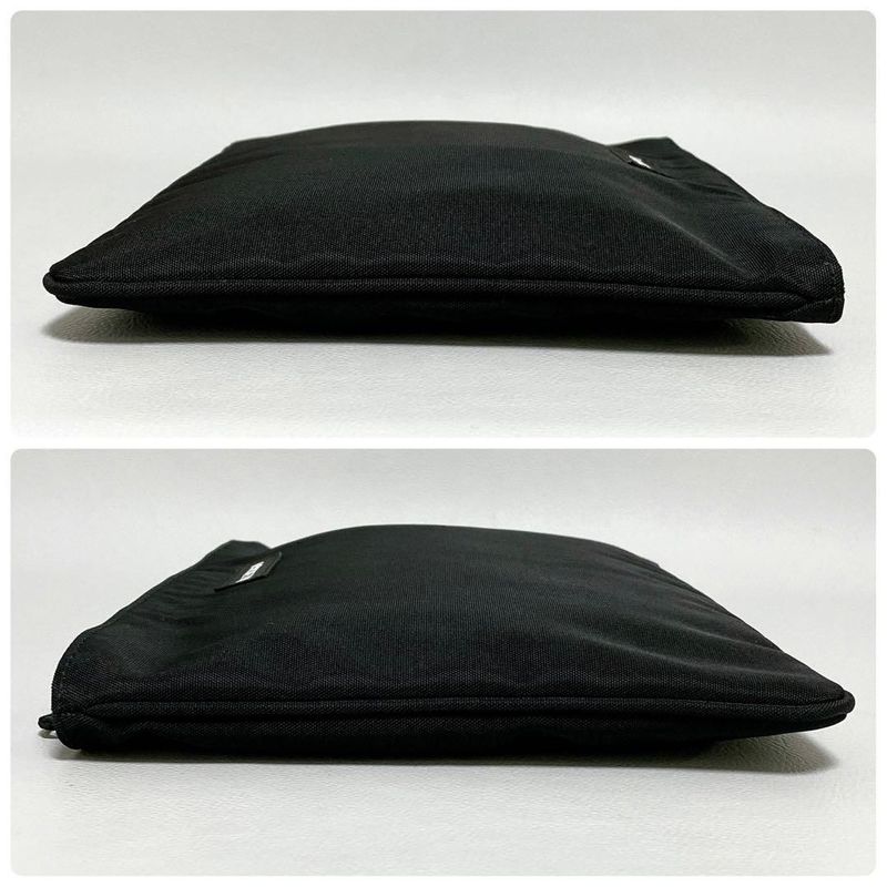 Balenciaga Explorer Logo Clutch Black
