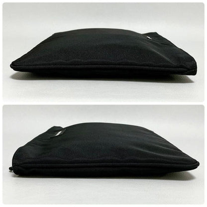 Balenciaga Explorer Logo Clutch Black