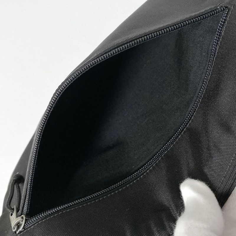 Balenciaga Explorer Logo Clutch Black
