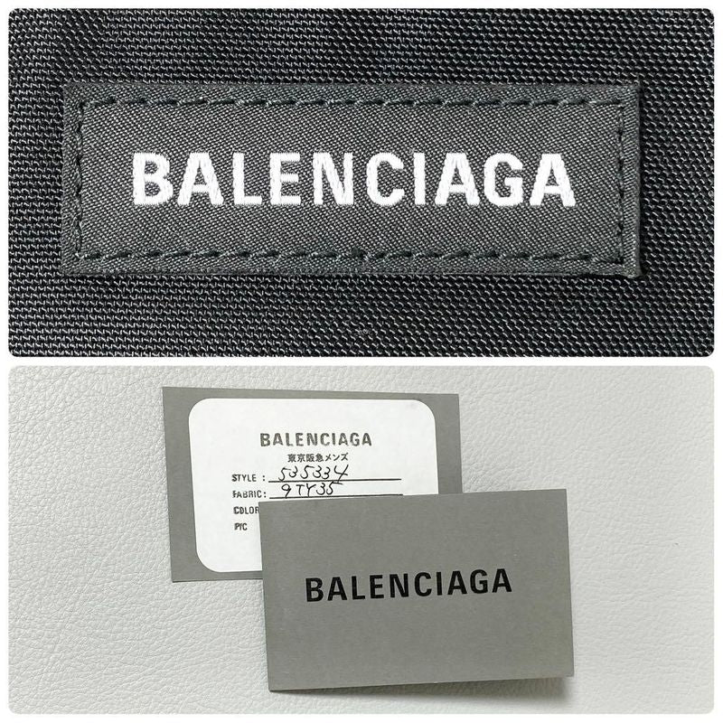 Balenciaga Explorer Logo Clutch Black