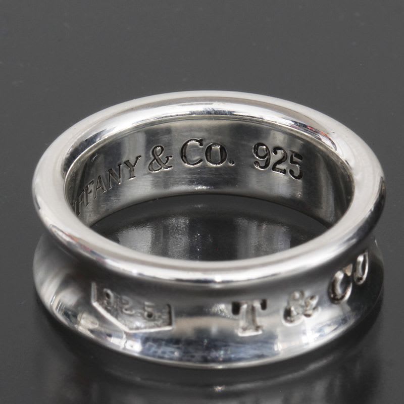 Tiffany & Co 1837 Wide Ring No 10 AG 925 Thick E1142