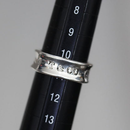 Tiffany & Co 1837 Wide Ring No 10 AG 925 Thick E1142