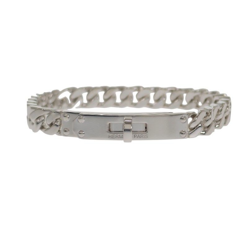Hermes Kelly Gourmet TPM Bracelet Silver 925 Hardware