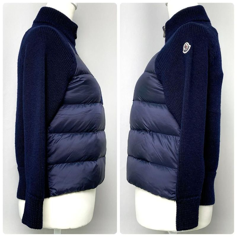 Moncler Knit Down Jacket Cardigan