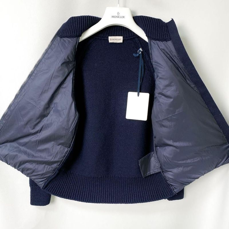 Moncler Knit Down Jacket Cardigan