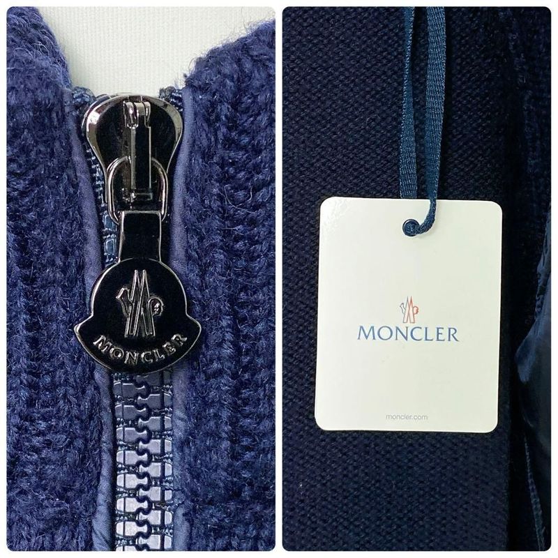 Moncler Knit Down Jacket Cardigan
