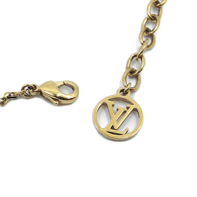 Louis Vuitton M00465 Collier Heart Foreign Love Necklace Gold Approx