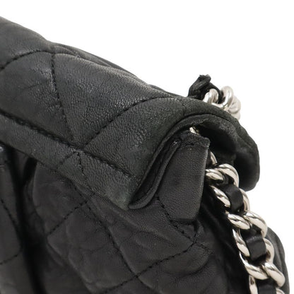 Chanel Matelasse Luxury Chain Around Chain Shoulder Lambskin Leather Black
