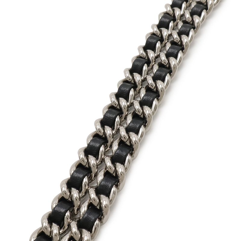 Chanel Matelasse Luxury Chain Around Chain Shoulder Lambskin Leather Black