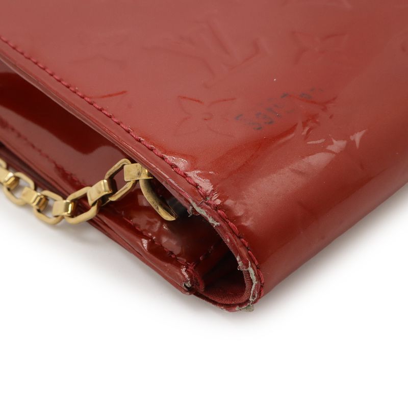 Louis Vuitton Monogram Vernis Clutch Anna Chain Bag Shoulder Bag Clutch Bag