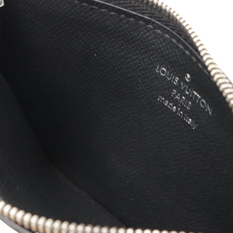 Louis Vuitton Taigarama Monogram Eclipse Coin Card Holder Coin Case Coin Purse
