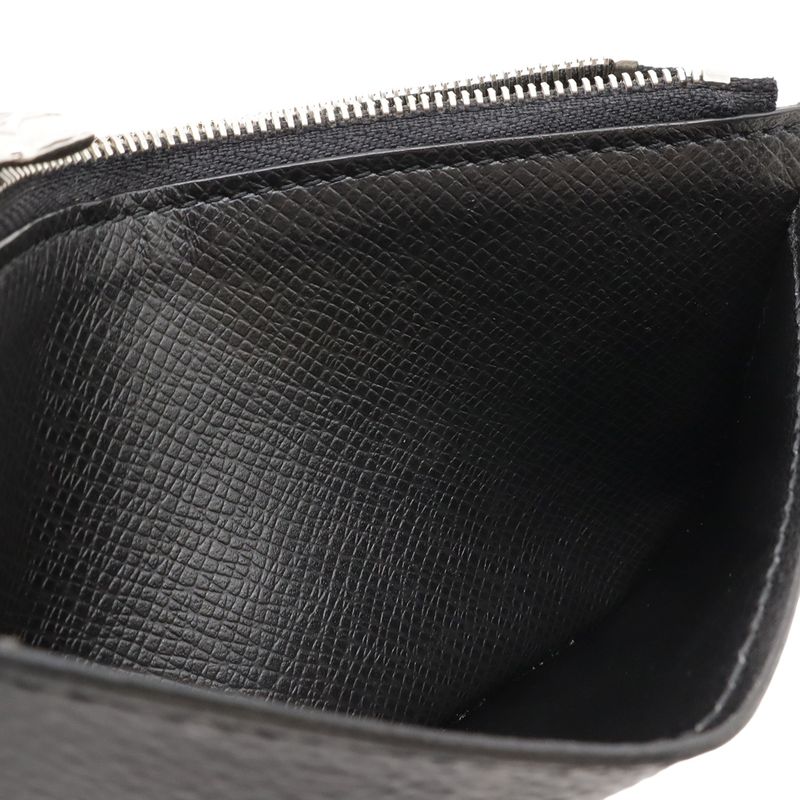 Louis Vuitton Taigarama Monogram Eclipse Coin Card Holder Coin Case Coin Purse
