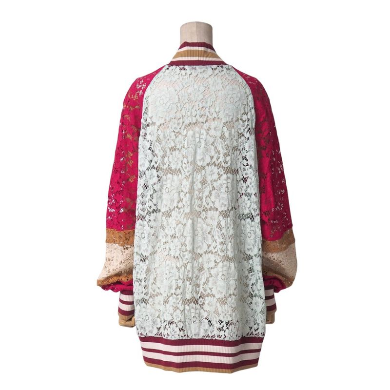 Dolce & Gabbana Cardigan 38 Long DG Logo Lace