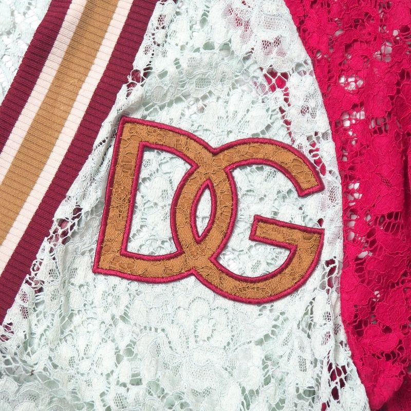 Dolce & Gabbana Cardigan 38 Long DG Logo Lace