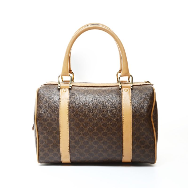 Celine Handbag Macadam Leather Brown