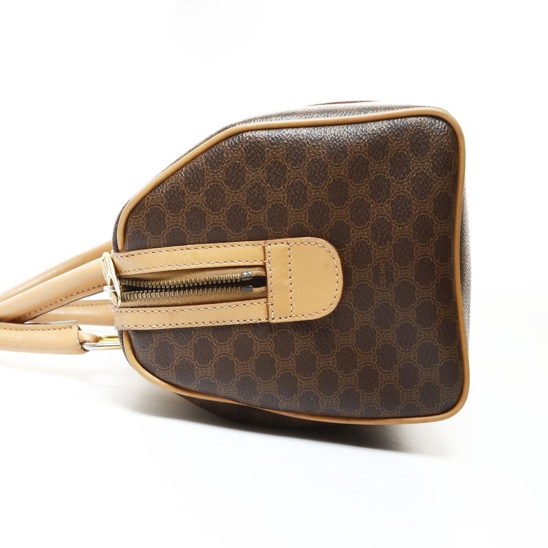 Celine Handbag Macadam Leather Brown