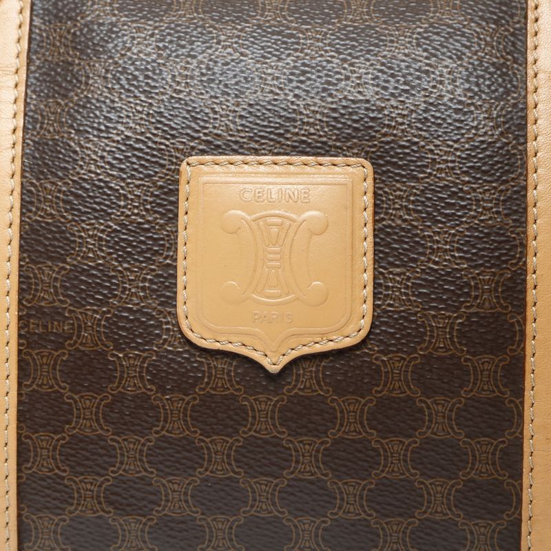 Celine Handbag Macadam Leather Brown