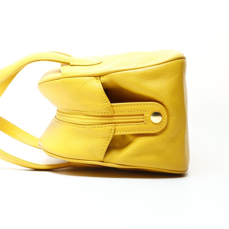 Dior Leather CD Logo Bowling Bag