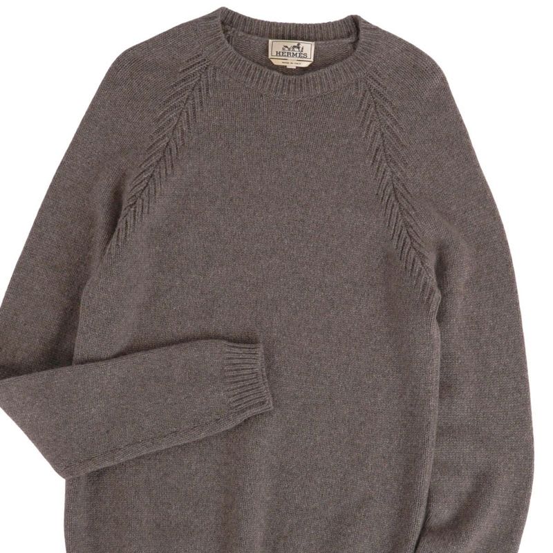 Hermes Knit Sweater Long Sleeve Cashmere
