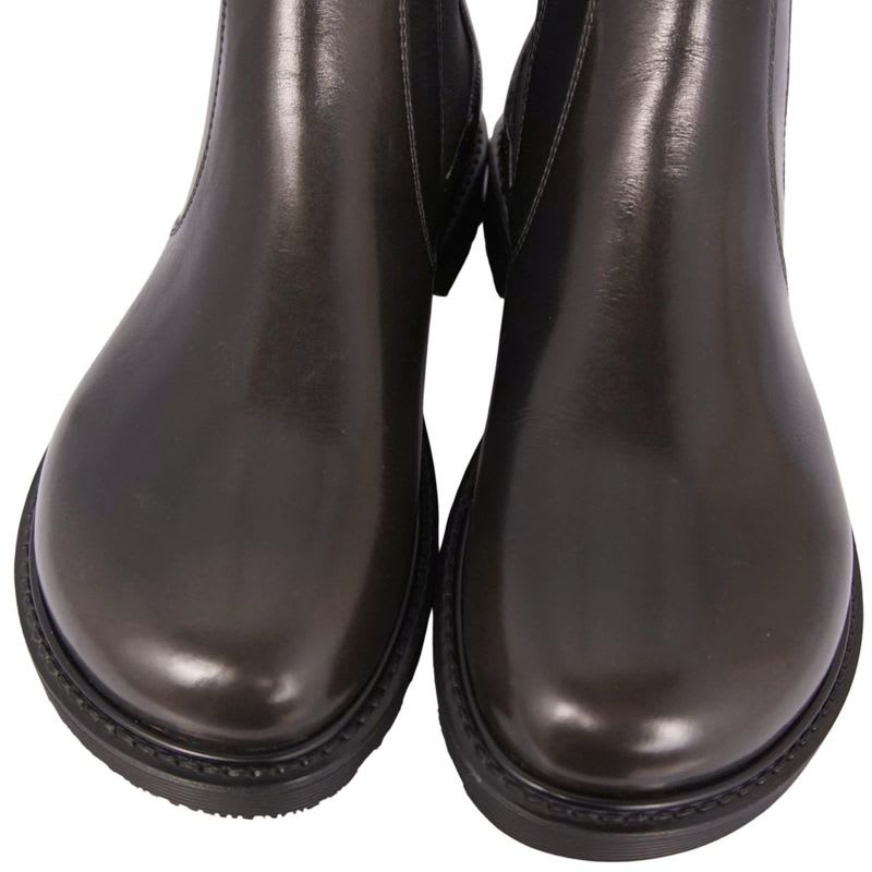 Loewe Boots Short Side Gore Leather Shoes