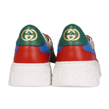 Gucci Sneakers Low Cut GG Supreme Leather Shoes