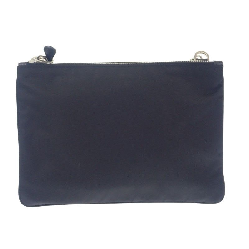Prada Re-edition 2000 re-nylon 1 Bh046 Shoulder Bag Nylon Leather Black Nero