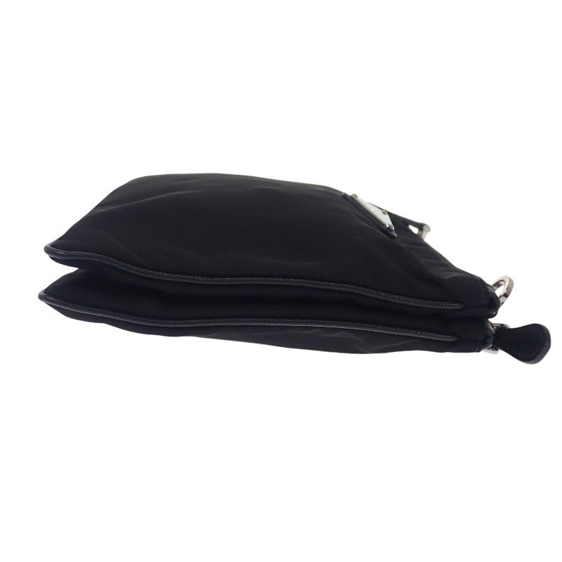 Prada Re-edition 2000 re-nylon 1 Bh046 Shoulder Bag Nylon Leather Black Nero