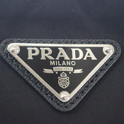Prada Re-edition 2000 re-nylon 1 Bh046 Shoulder Bag Nylon Leather Black Nero