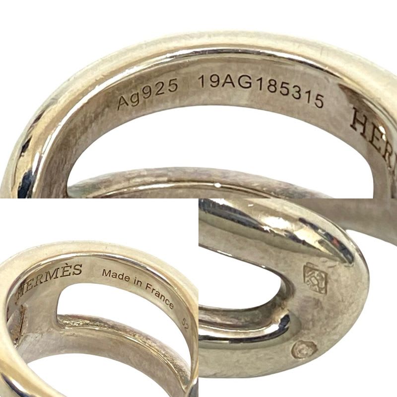 Hermes Osmose Silver 925 Ring No 12 Accessories Small Items