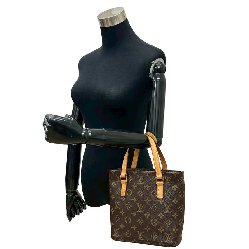 Louis Vuitton Vintage Vavin Monogram Leather Handbag Mini Tote Bag Brown 190-7