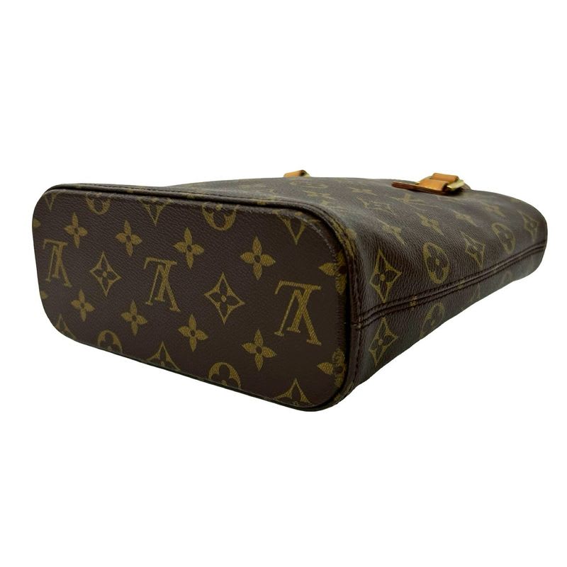 Louis Vuitton Vintage Vavin Monogram Leather Handbag Mini Tote Bag Brown 190-7