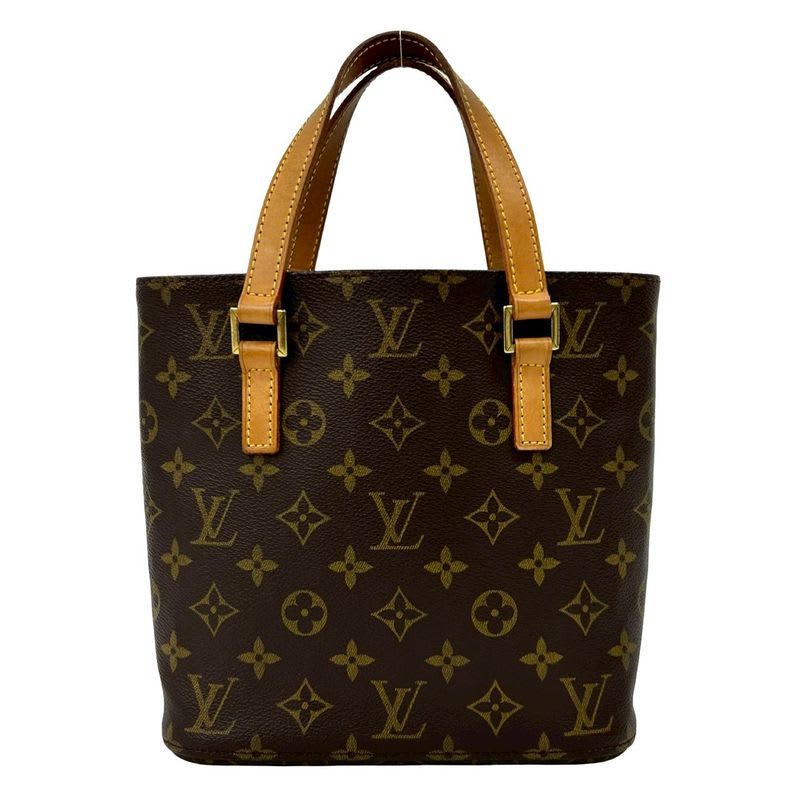 Louis Vuitton Vintage Vavin Monogram Leather Handbag Mini Tote Bag Brown 190-7