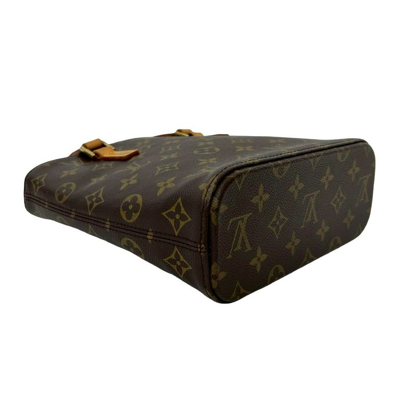 Louis Vuitton Vintage Vavin Monogram Leather Handbag Mini Tote Bag Brown 190-7