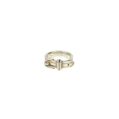 Hermes Suntulle Silver 925 Ring No 9 Accessory Jewelry 92783