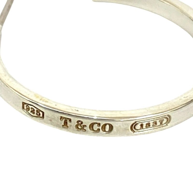 Tiffany & Co 1837 Narrow Hoop Earrings Silver 925 Accessories