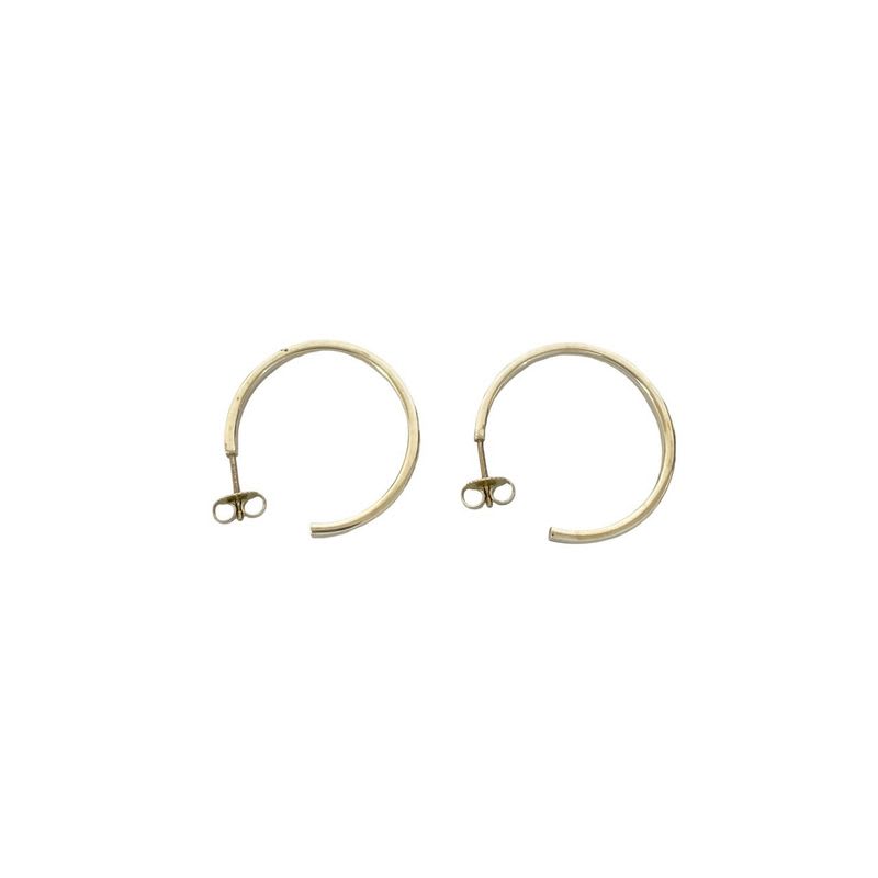 Tiffany & Co 1837 Narrow Hoop Earrings Silver 925 Accessories