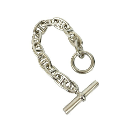 Hermes Margiela Period Chaine D'ancre TGM 11 Frames Silver 925 Bracelet Chain