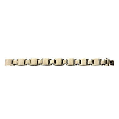 Hermes Luna Park Silver 925 Bracelet Bangle Accessories 28629