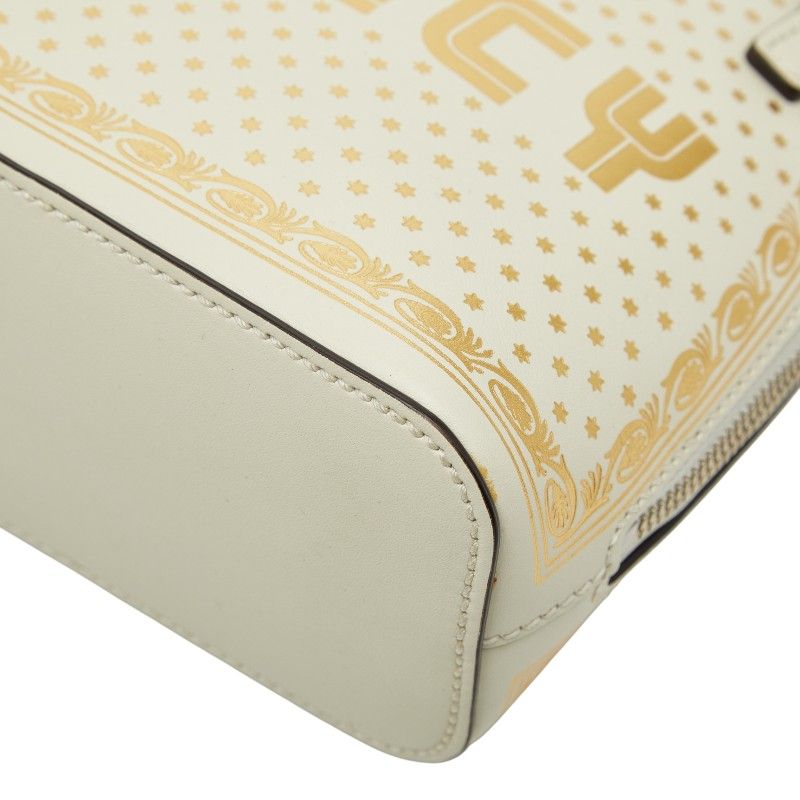 Gucci ×sega Guccy Crossbody Shoulder Bag 511189 White Gold Leather Women's Gucci