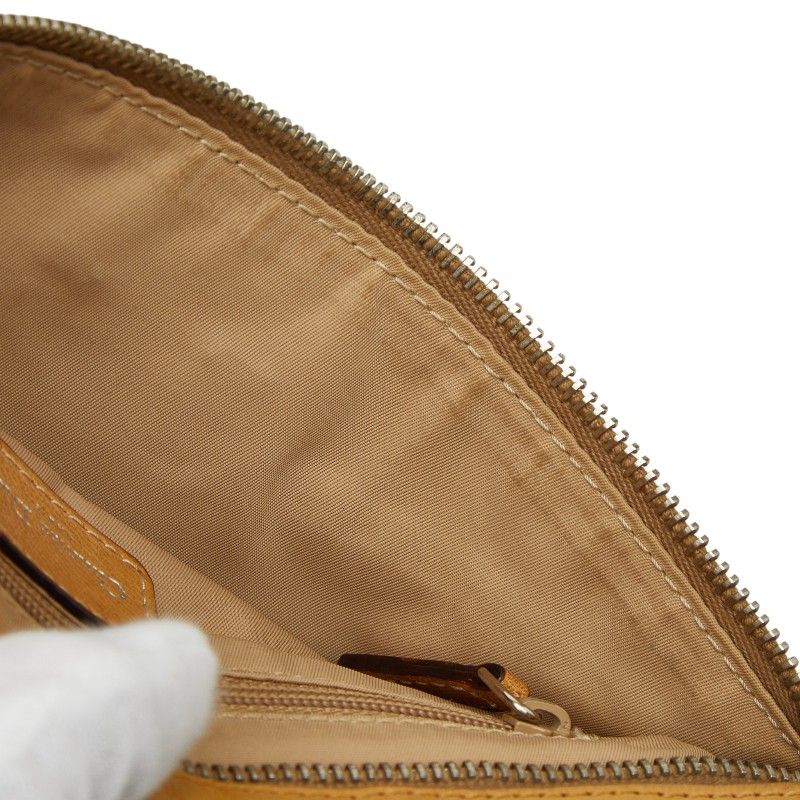Dior Trotter Crossbody Shoulder Bag Beige Canvas Leather Women's Dior