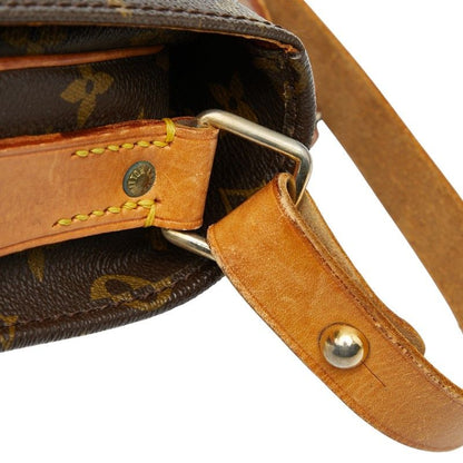 Louis Vuitton Monogram Cartesier MM Crossbody Shoulder Bag M51253 Brown PVC