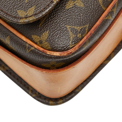 Louis Vuitton Monogram Cartesier MM Crossbody Shoulder Bag M51253 Brown PVC