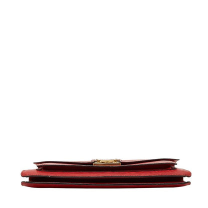Louis Vuitton Epi Monceau Handbag Shoulder Bag 2-Way Castilian Red