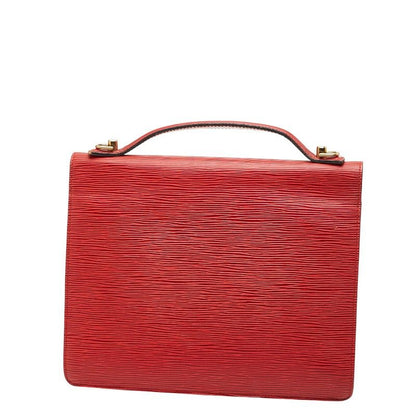 Louis Vuitton Epi Monceau Handbag Shoulder Bag 2WAY M52127 Castilian Red