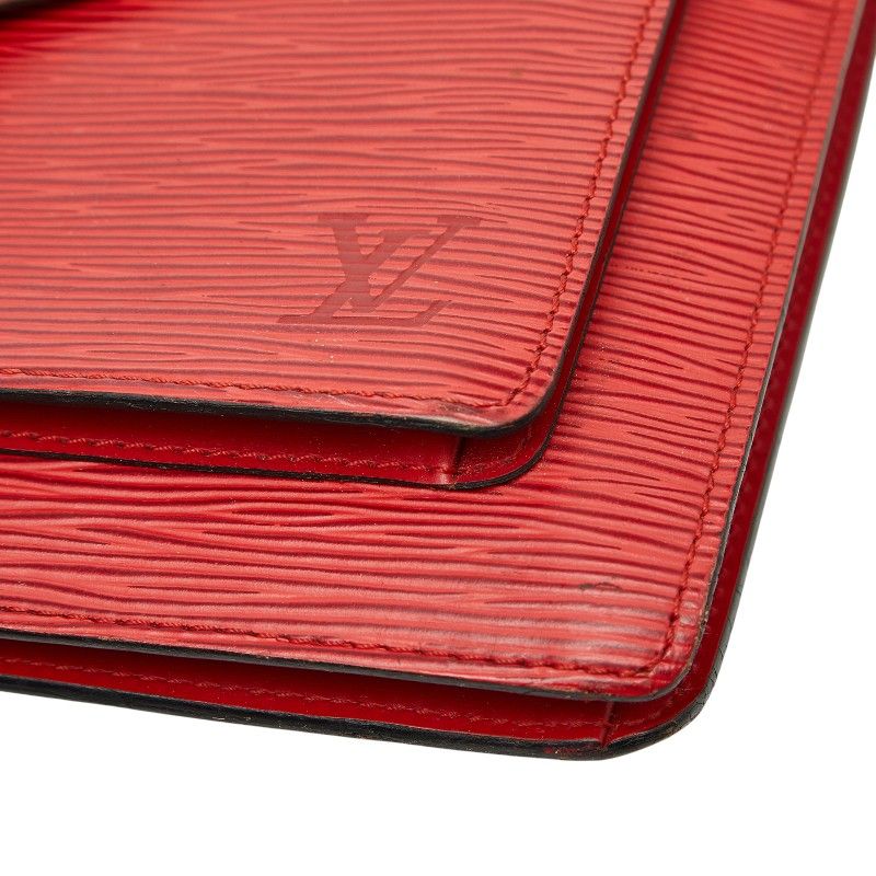 Louis Vuitton Epi Monceau Handbag Shoulder Bag 2WAY M52127 Castilian Red