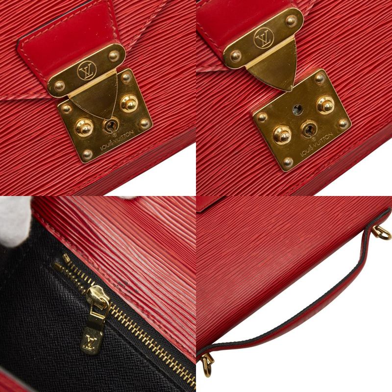 Louis Vuitton Epi Monceau Handbag Shoulder Bag 2WAY M52127 Castilian Red