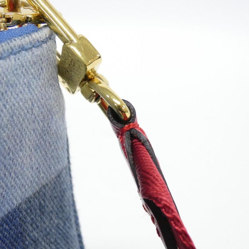 Louis Vuitton Denim Monogram Multi Pochette Accessory Shoulder Bag