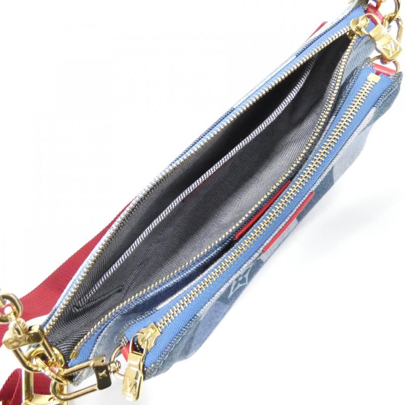Louis Vuitton Denim Monogram Multi Pochette Accessory M44990 Shoulder Bag