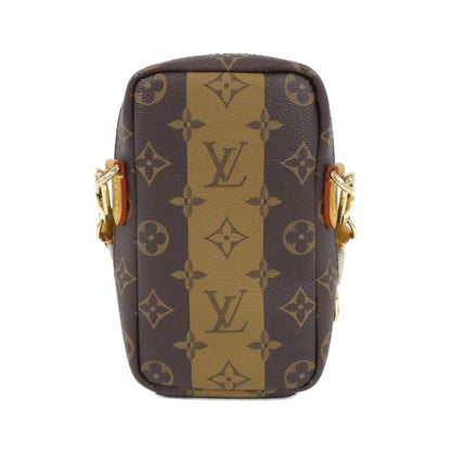 Louis Vuitton Monogram Stripe (LV Squared) Double Phone Pouch M81005 Shoulder