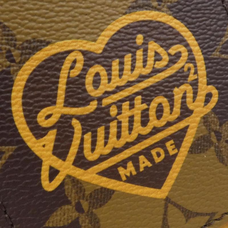 Louis Vuitton Monogram Stripe (LV Squared) Double Phone Pouch M81005 Shoulder